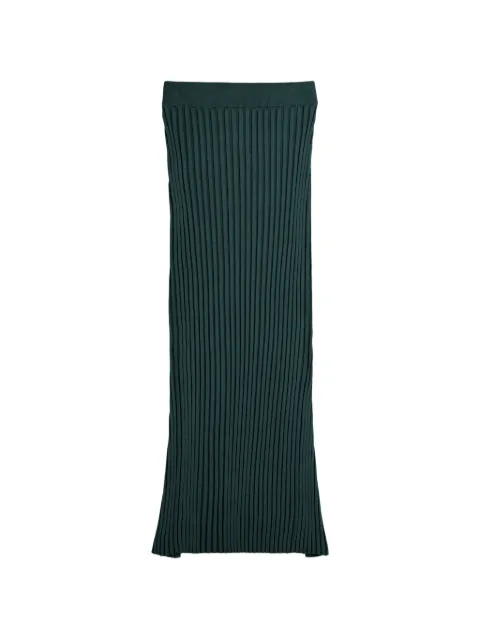 Tod's ribbed-knit midi skirt