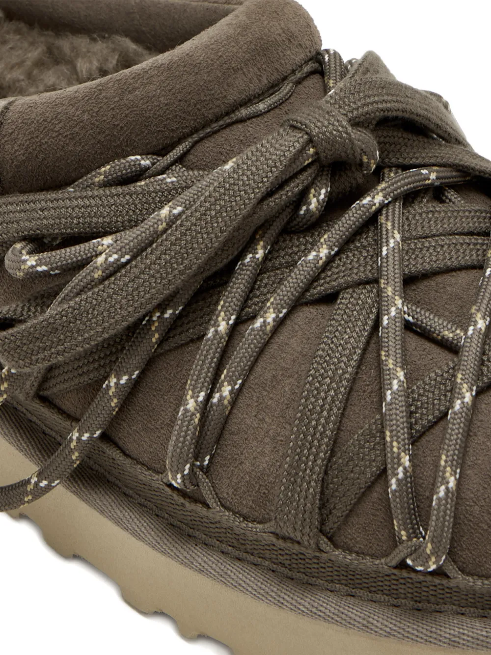 UGG woven lace-up sandals Groen