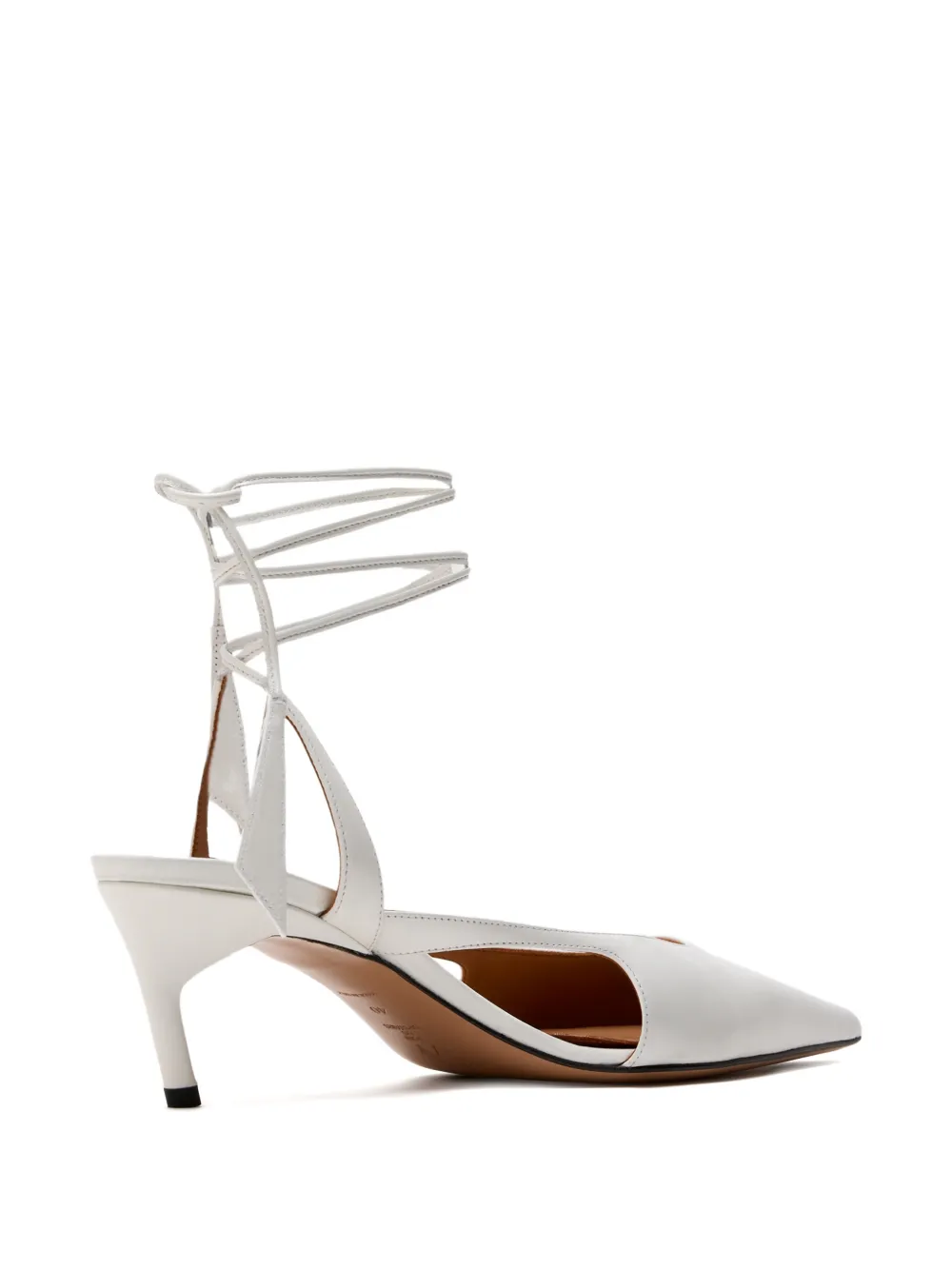 The Attico Diane slingback pumps Wit