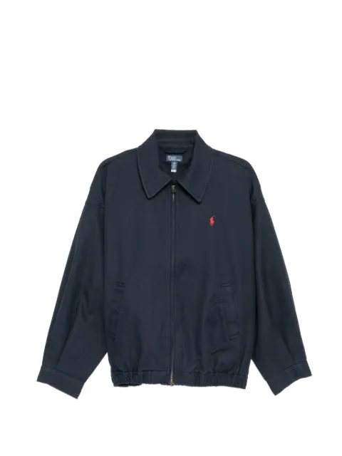 Polo Ralph Lauren logo-embroidered two-way zip jacket