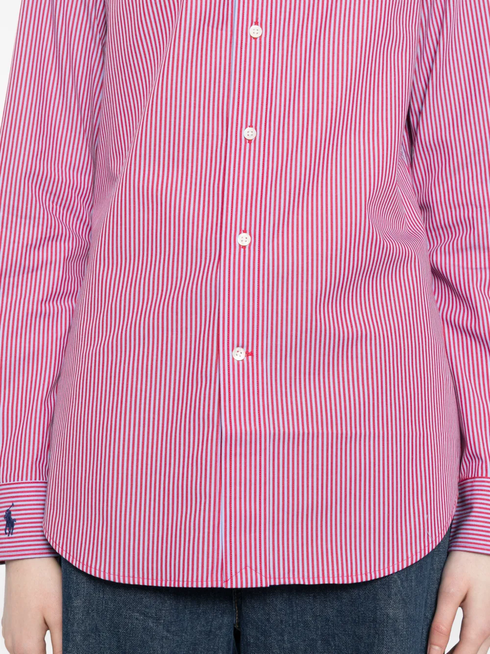 Polo Ralph Lauren Gestreept blouse Rood
