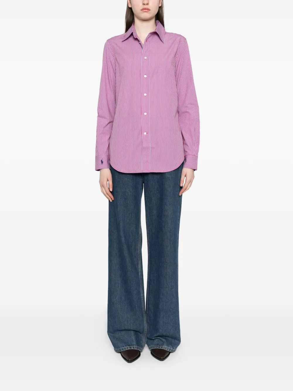 Polo Ralph Lauren Gestreept blouse Rood