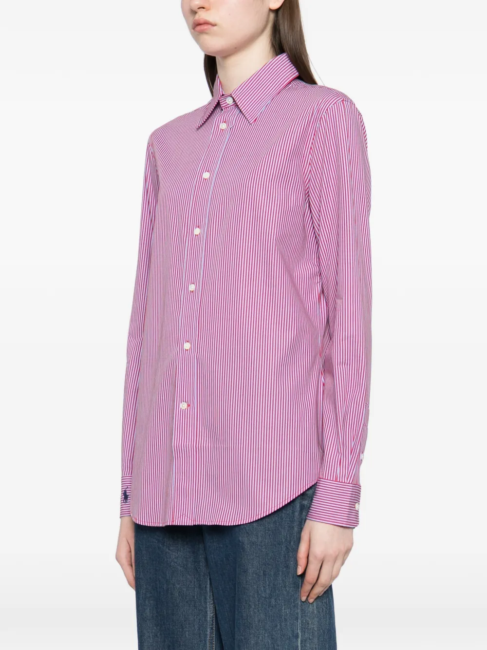 Polo Ralph Lauren Gestreept blouse Rood