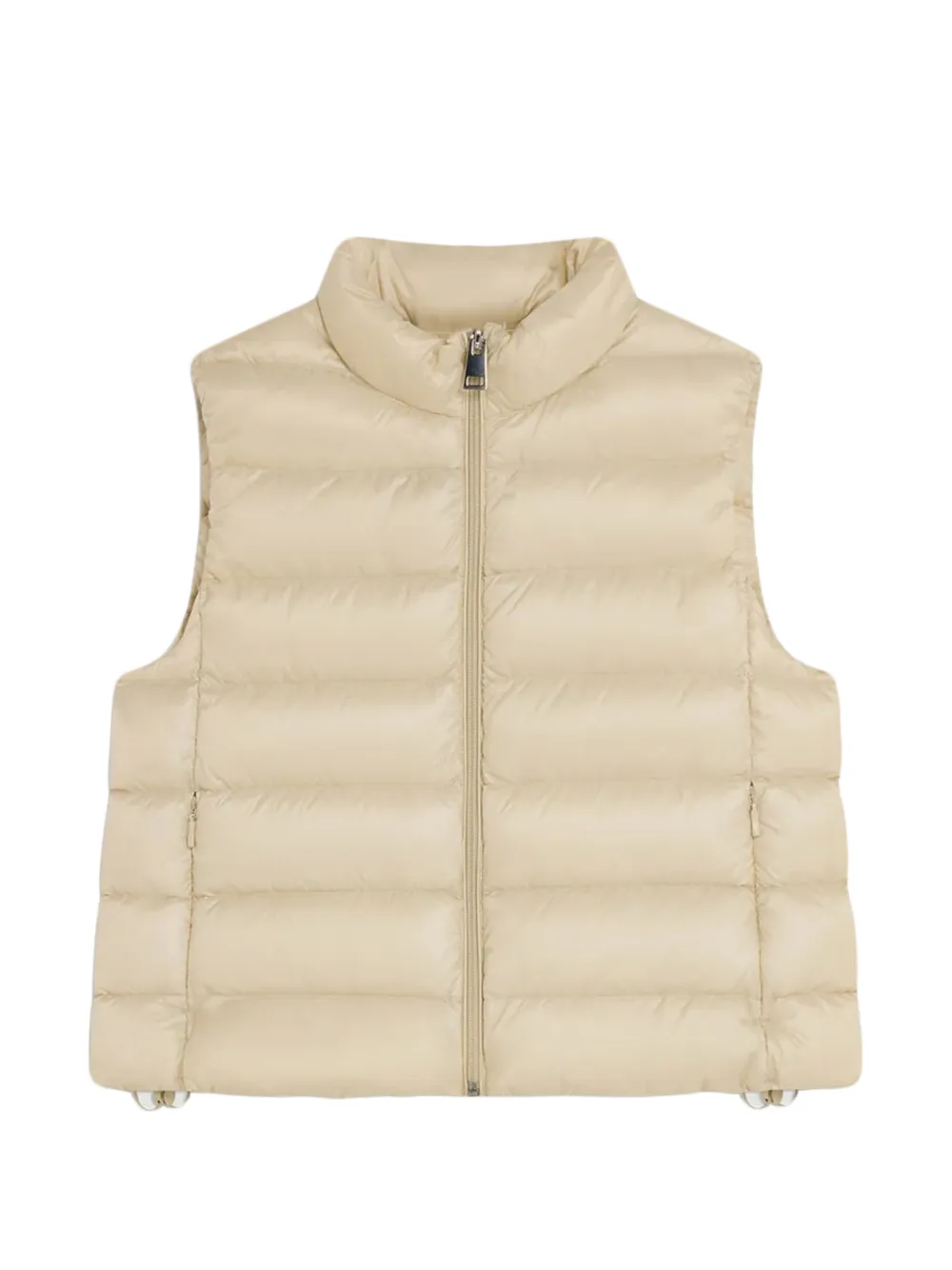 Liviana Conti quilted sleeveless gilet - Toni neutri
