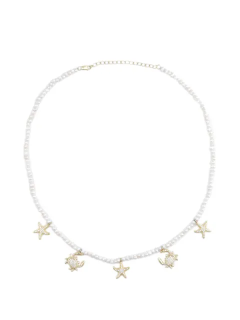 Eshvi collar Lunar Tide con perla