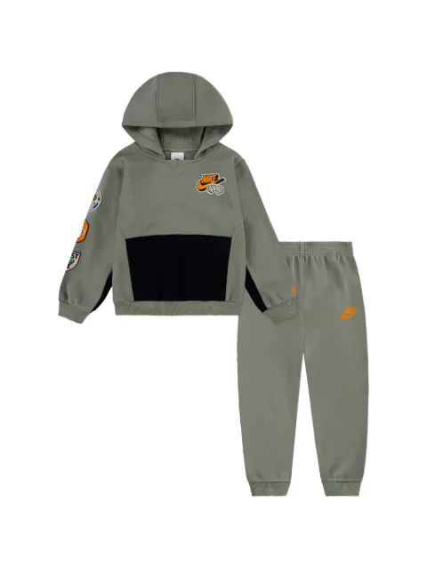 Nike Kids logo-detail hooded tracksuit