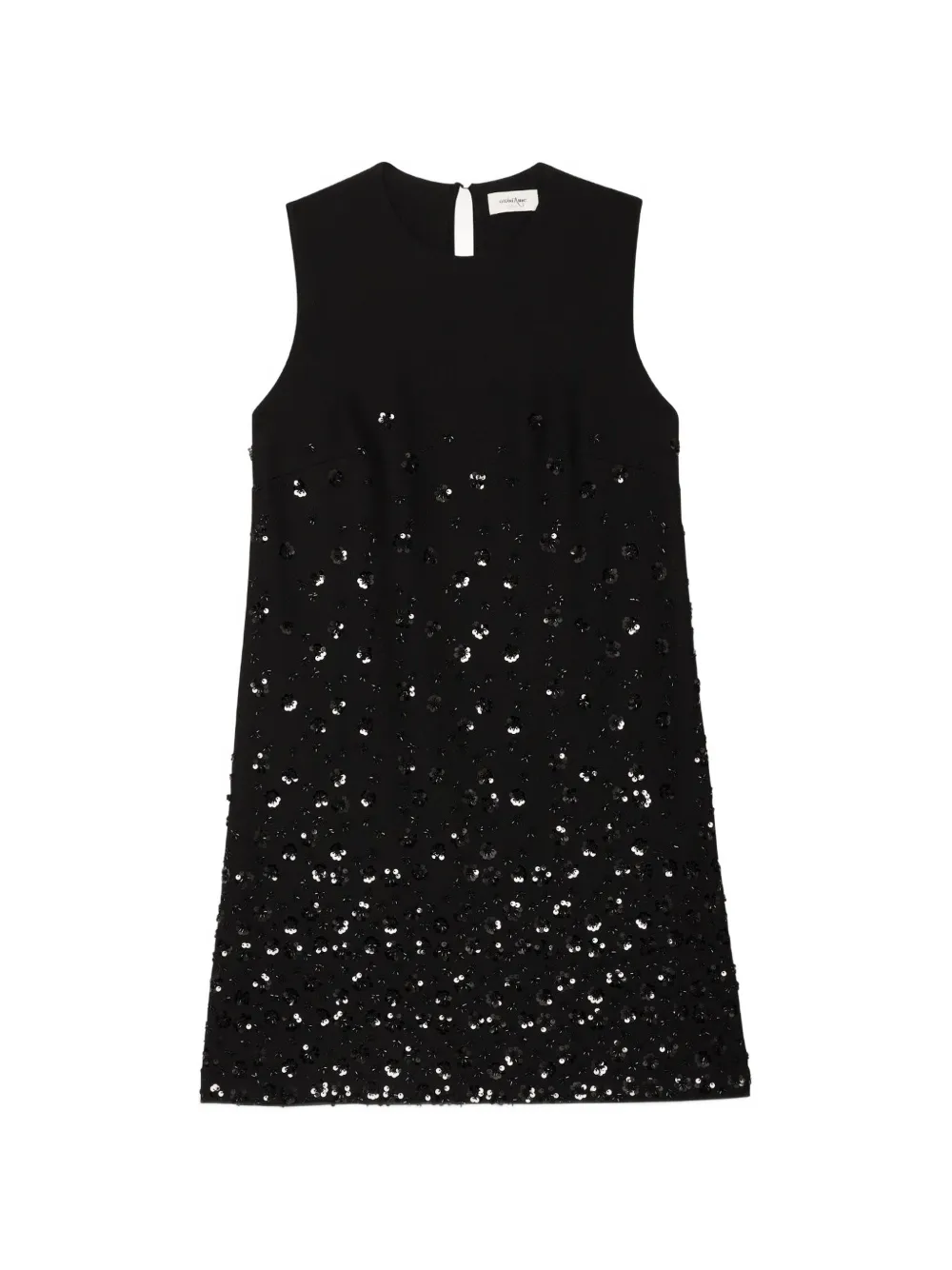 Ottod'Ame sequin-embellished sleeveless dress - Black