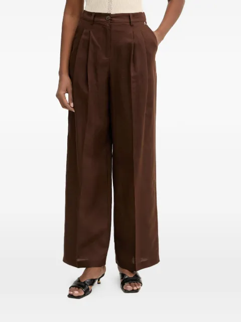 TWINSET pleated wide-leg trousers