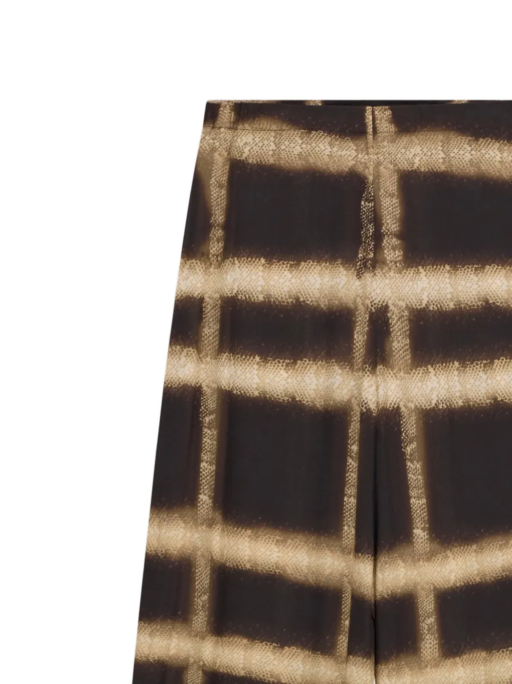 Liviana Conti Grant geruite broek Bruin