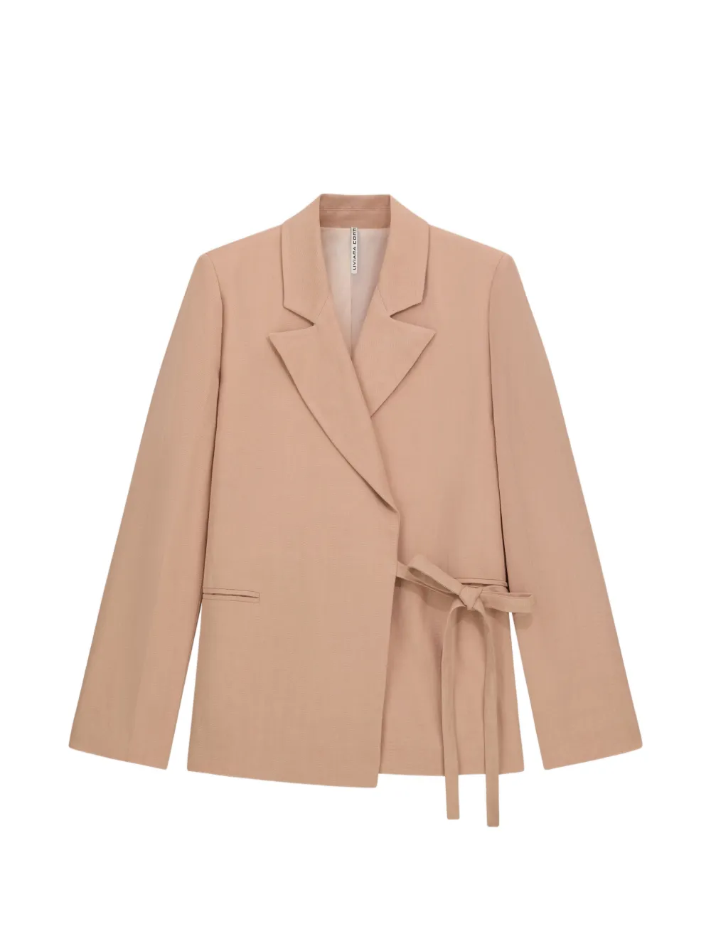 Liviana Conti Brain tie-waist jacket - Toni neutri
