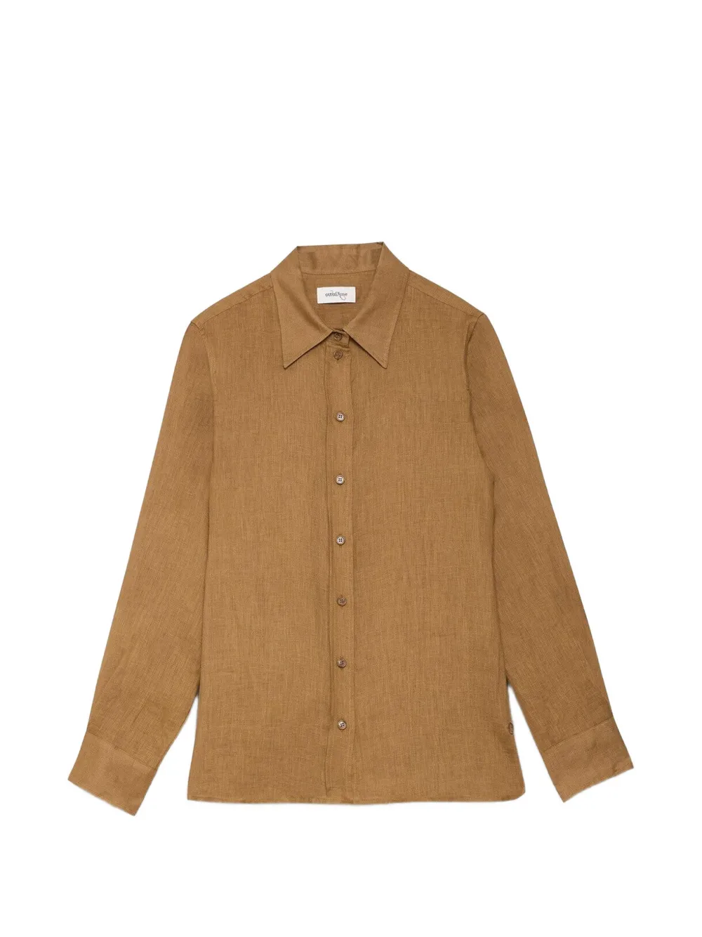 Ottod'Ame long-sleeve button-down shirt - Marrone