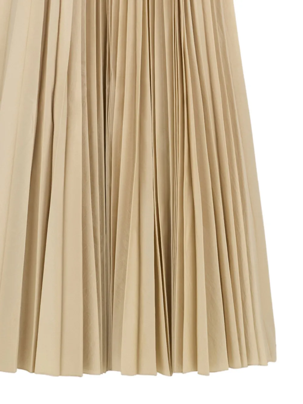 Liviana Conti Federica geplooide midi-jurk Beige