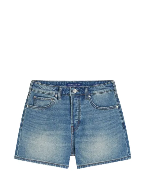Scotch & Soda short en jean à coupe évasée avec poches