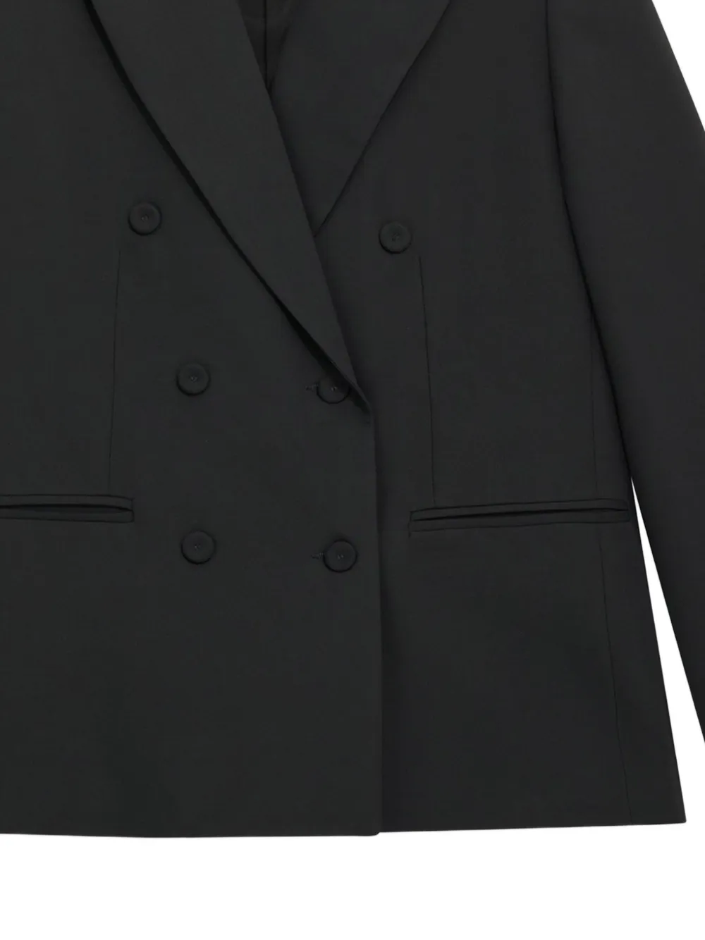 Liviana Conti Blazer met dubbele rij knopen Zwart