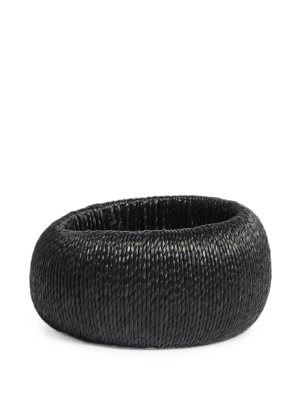 Liviana Conti Annette woven slip-on bangle - Nero