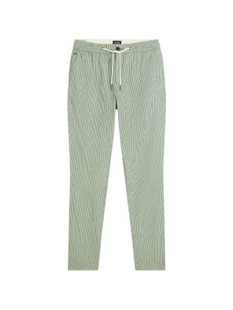 Scotch & Soda Gestreifte Warren Straight-Fit-Hose mit Kordelzug