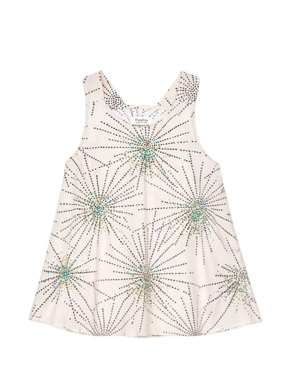 PSOPHIA pattern-detail top - Toni neutri