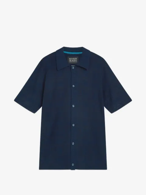Scotch & Soda camisa con motivo en jacquard
