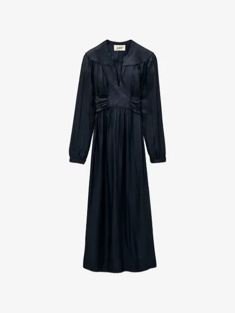 Ba&Sh gathered V-neck maxi dress