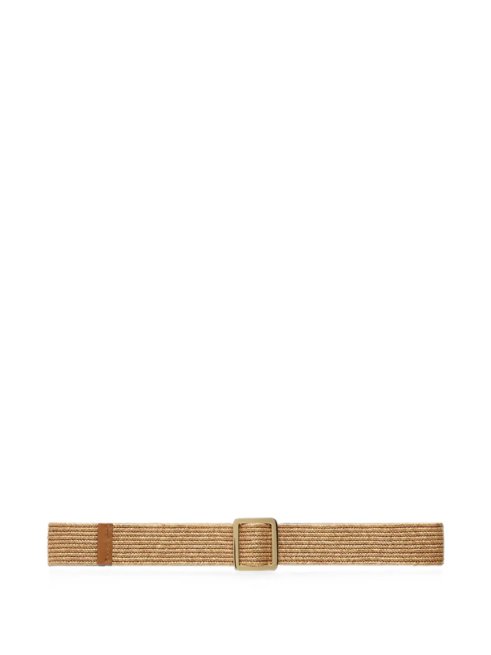 Liviana Conti Pauline woven square-buckle belt - Toni neutri