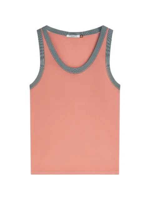 Scotch & Soda top con ribete de canalé