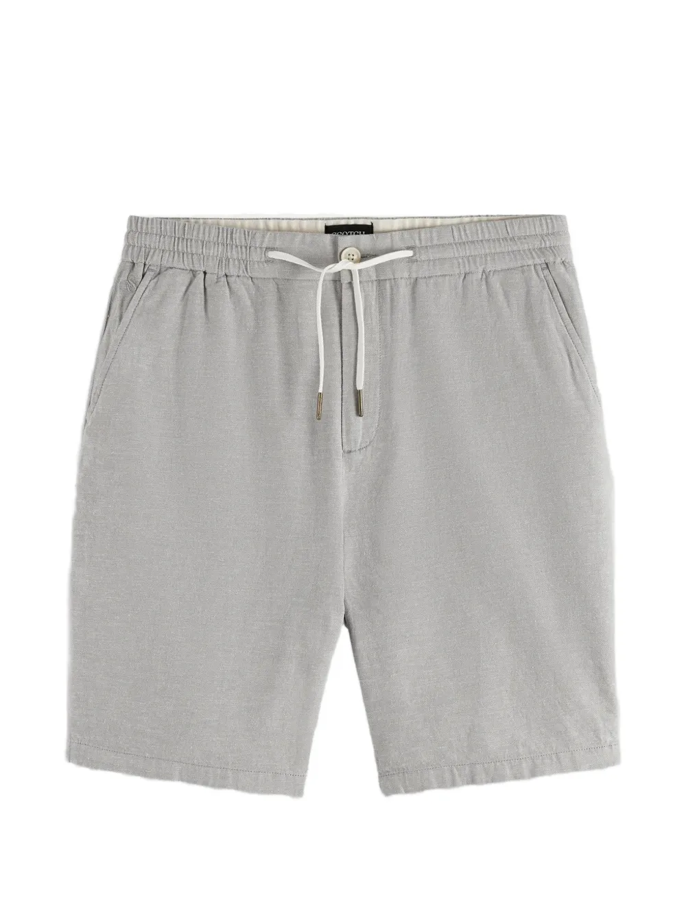 Scotch & Soda drawstring elasticated-waist shorts - Grigio