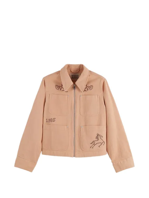 Scotch & Soda embroidered jacket