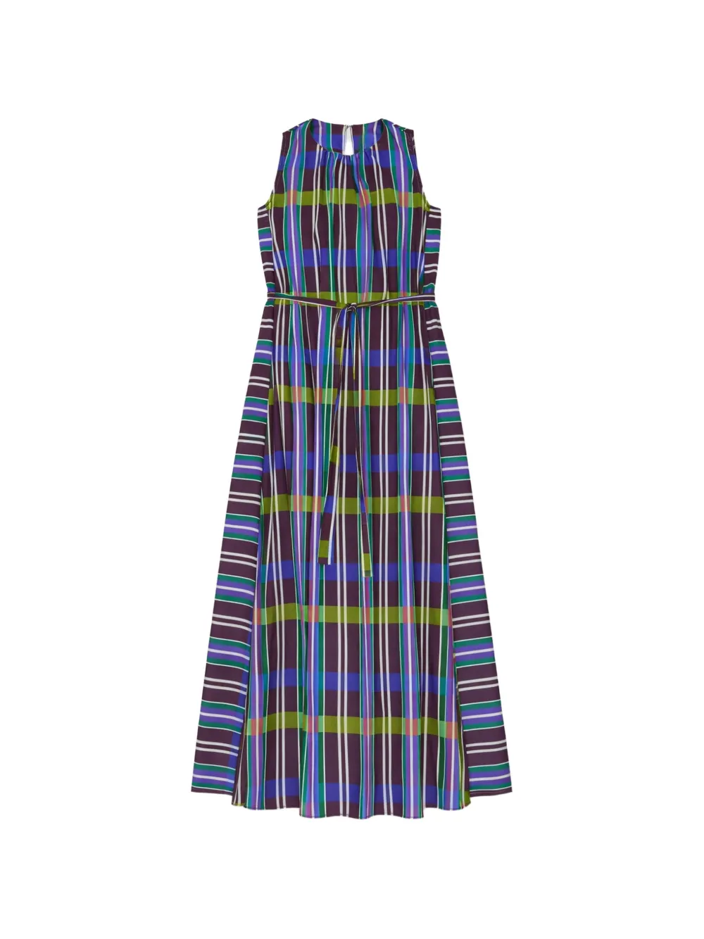 PSOPHIA Retro Prism dress - Marrone