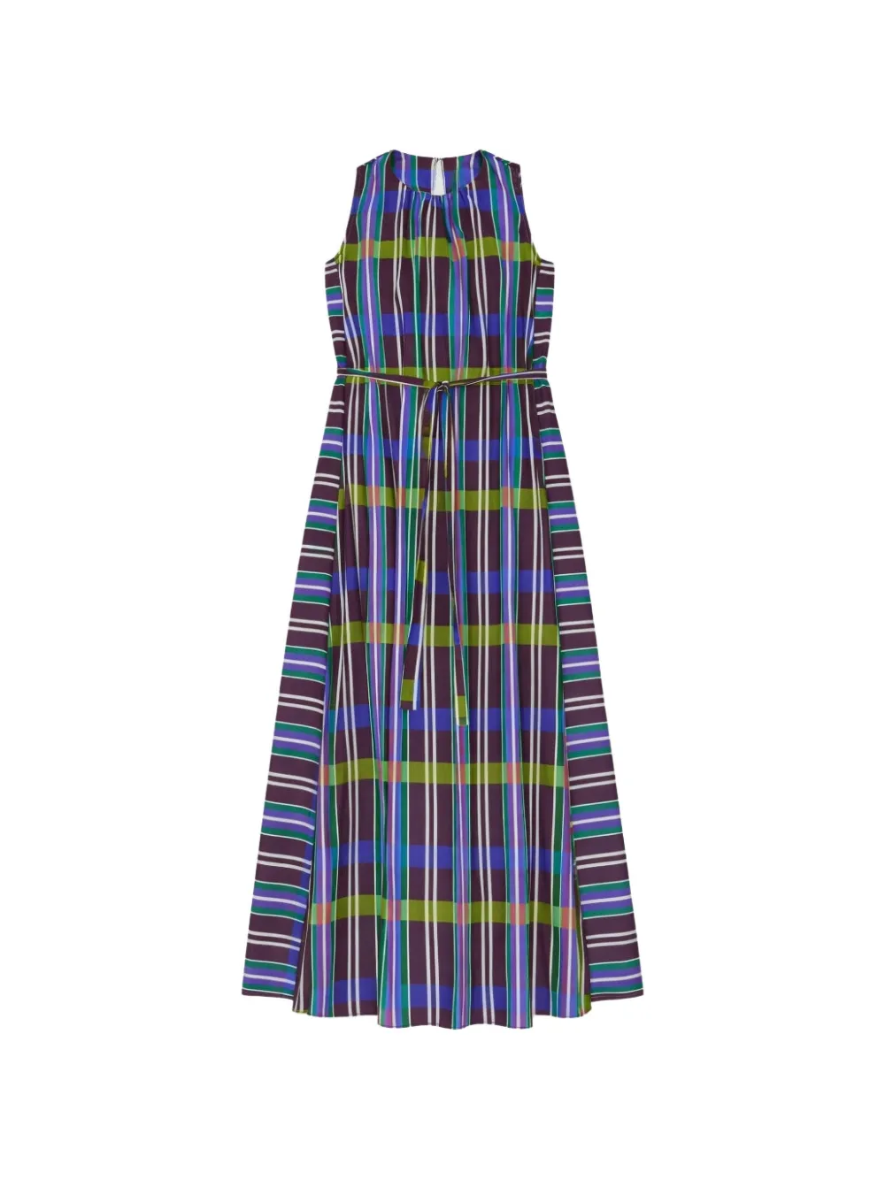 PSOPHIA Retro Prism dress - Marrone