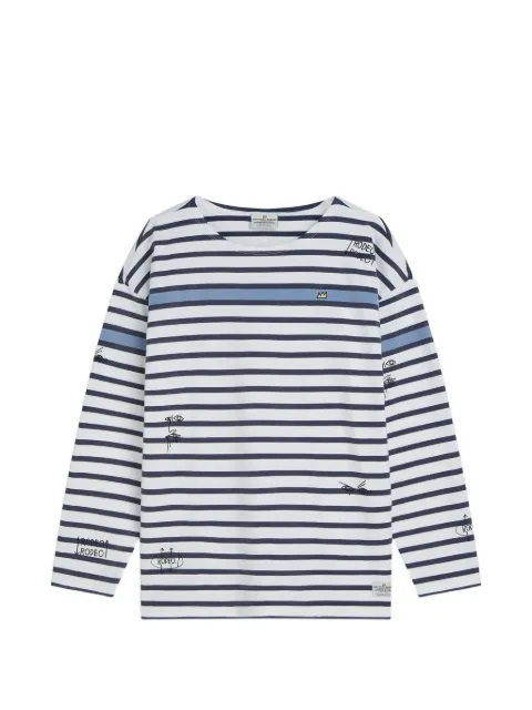 Scotch & Soda x Basquiat Breton striped T-shirt