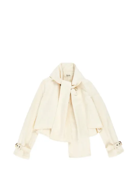 PSOPHIA scarf-collar jacket
