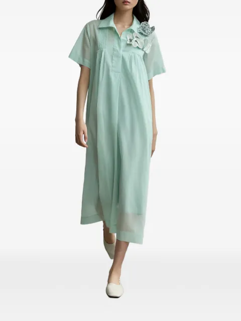 PSOPHIA vestido corto con aplique floral