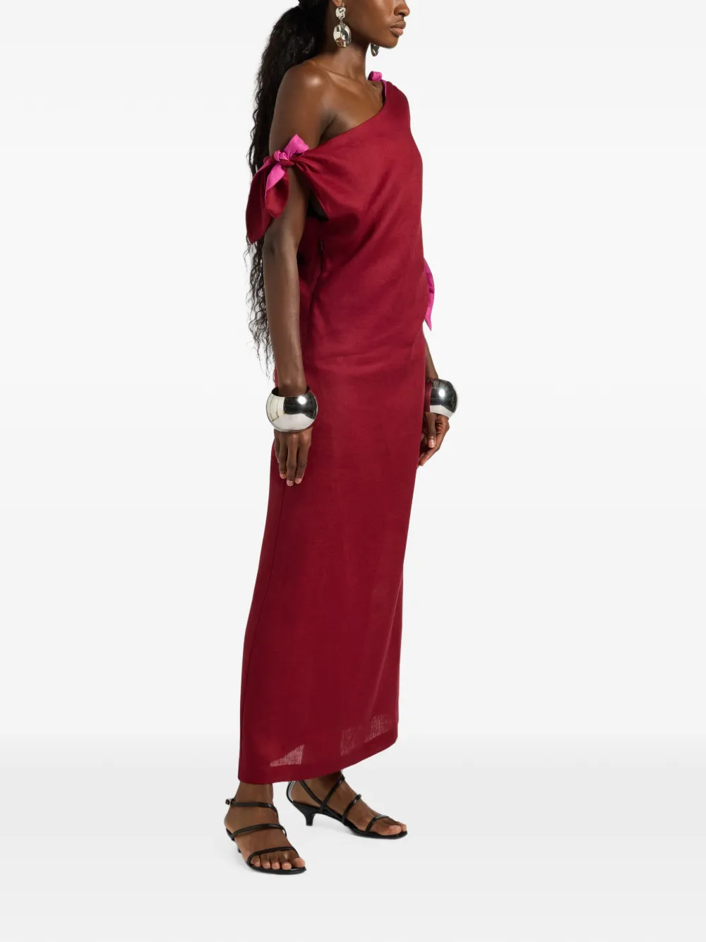 Liviana Conti Kendall maxi-jurk Rood