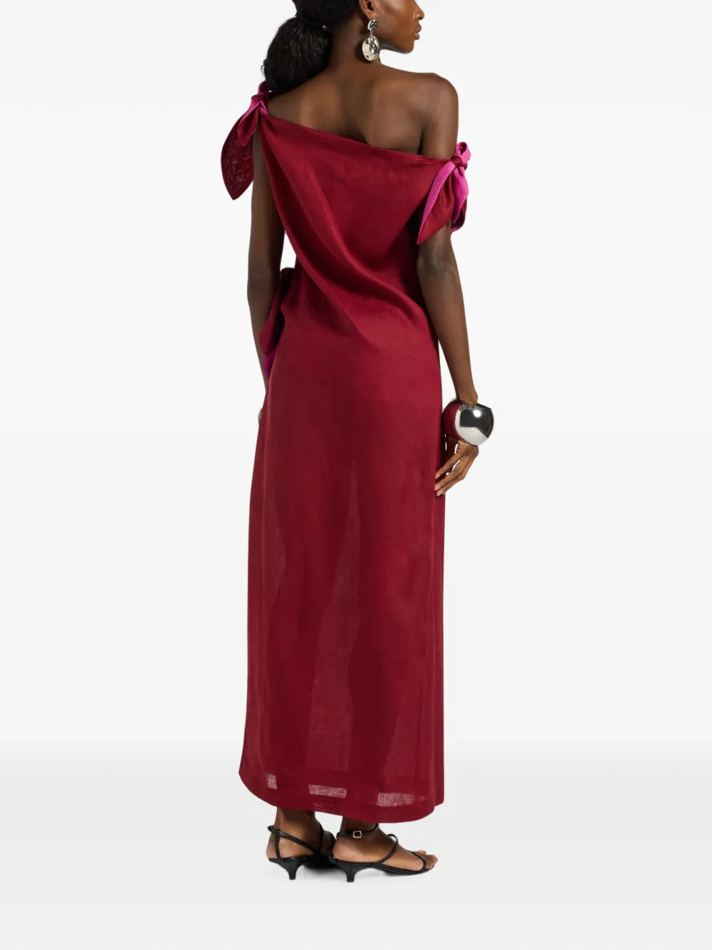 Liviana Conti Kendall maxi-jurk Rood