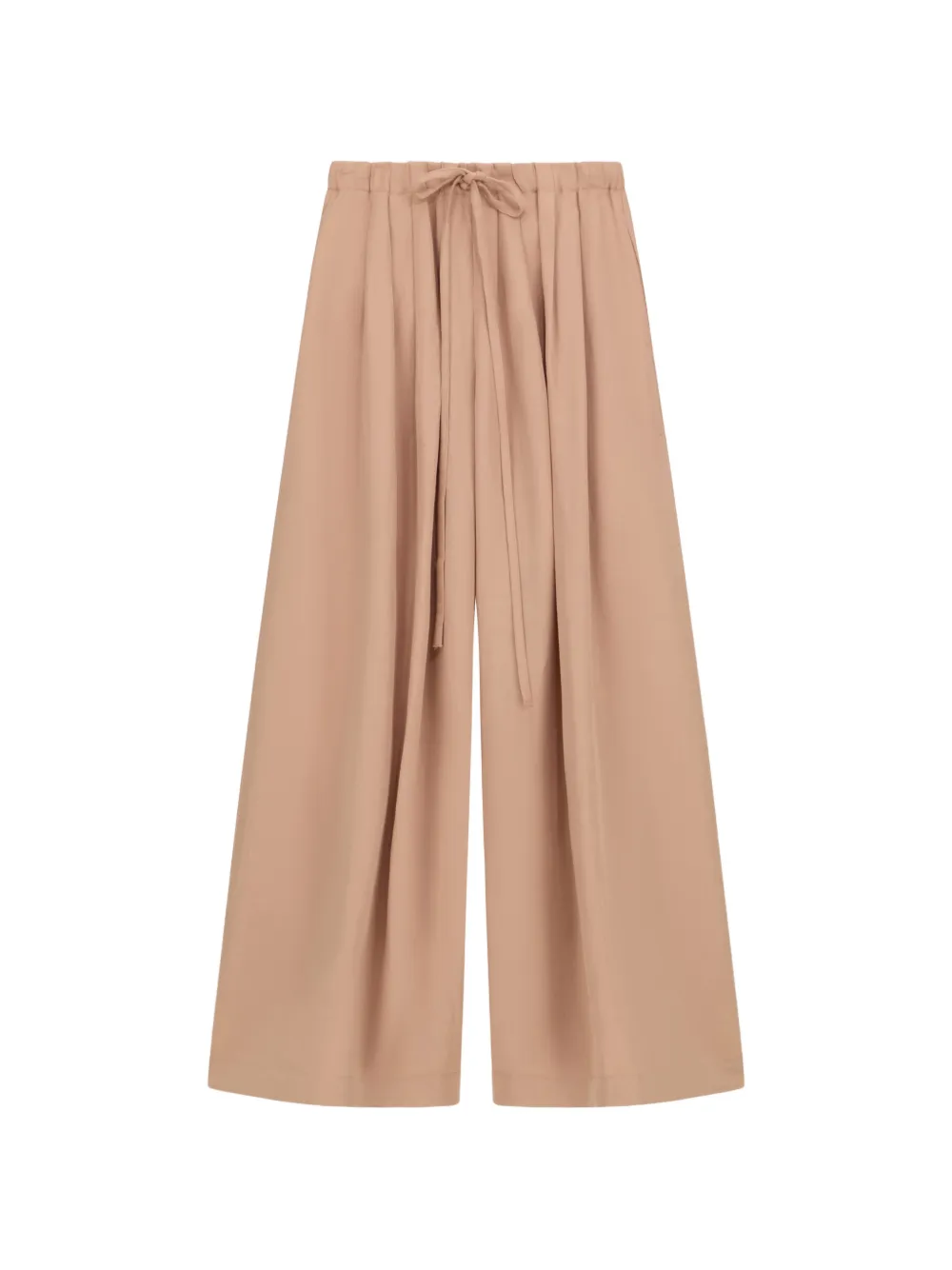 Liviana Conti drawstring-detail pleated palazzo trousers - Rosa