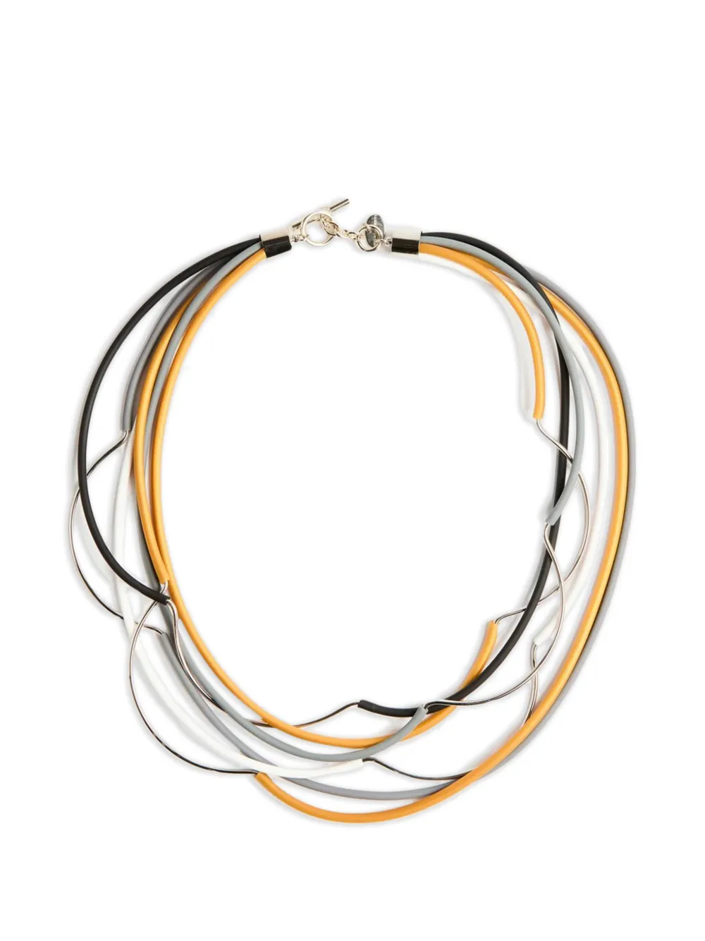 Liviana Conti Gemma multi-strand layered necklace - Argento