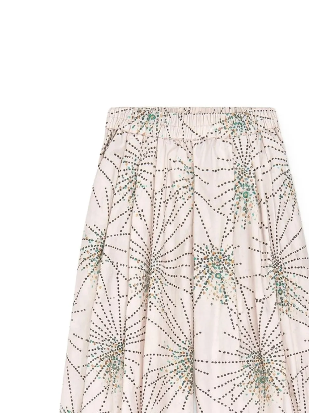  Psophia Patterned-detail Palazzo Trousers - Neutrals 
