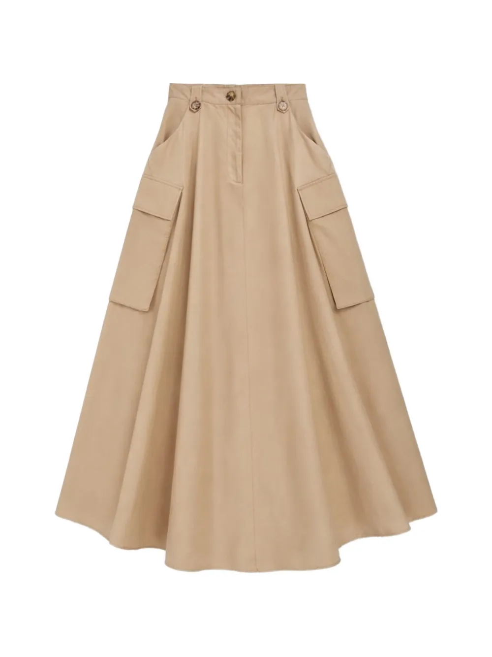 PSOPHIA cargo-pocket midi skirt - Toni neutri