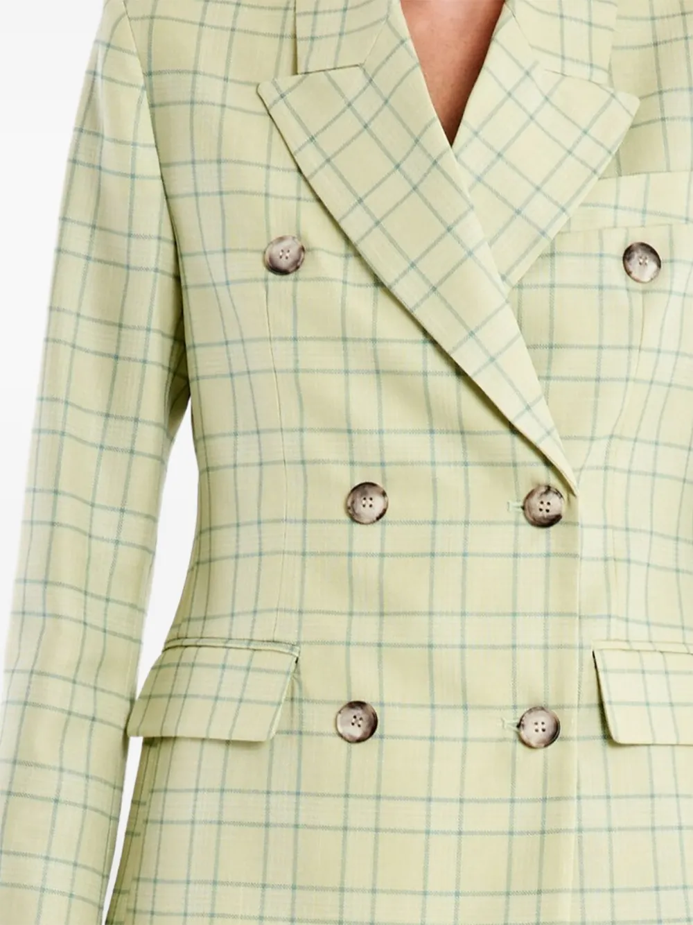  Vicolo Blazer Con Doble Botonadura - Verde 