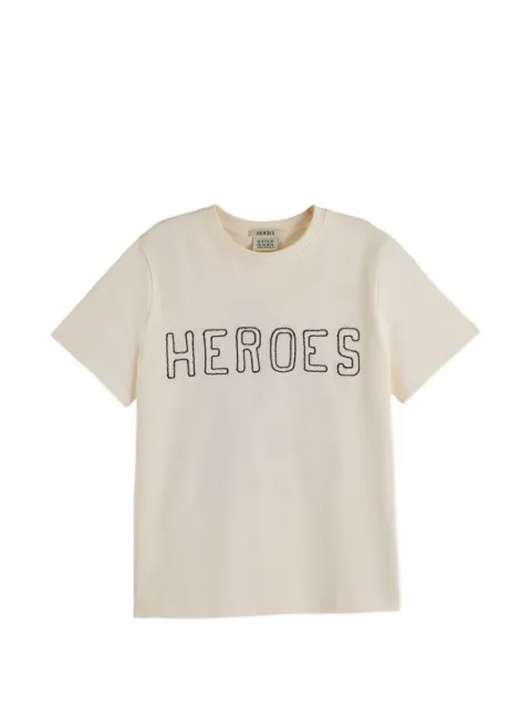 Scotch & Soda playera The 40th Anniversary de algodón