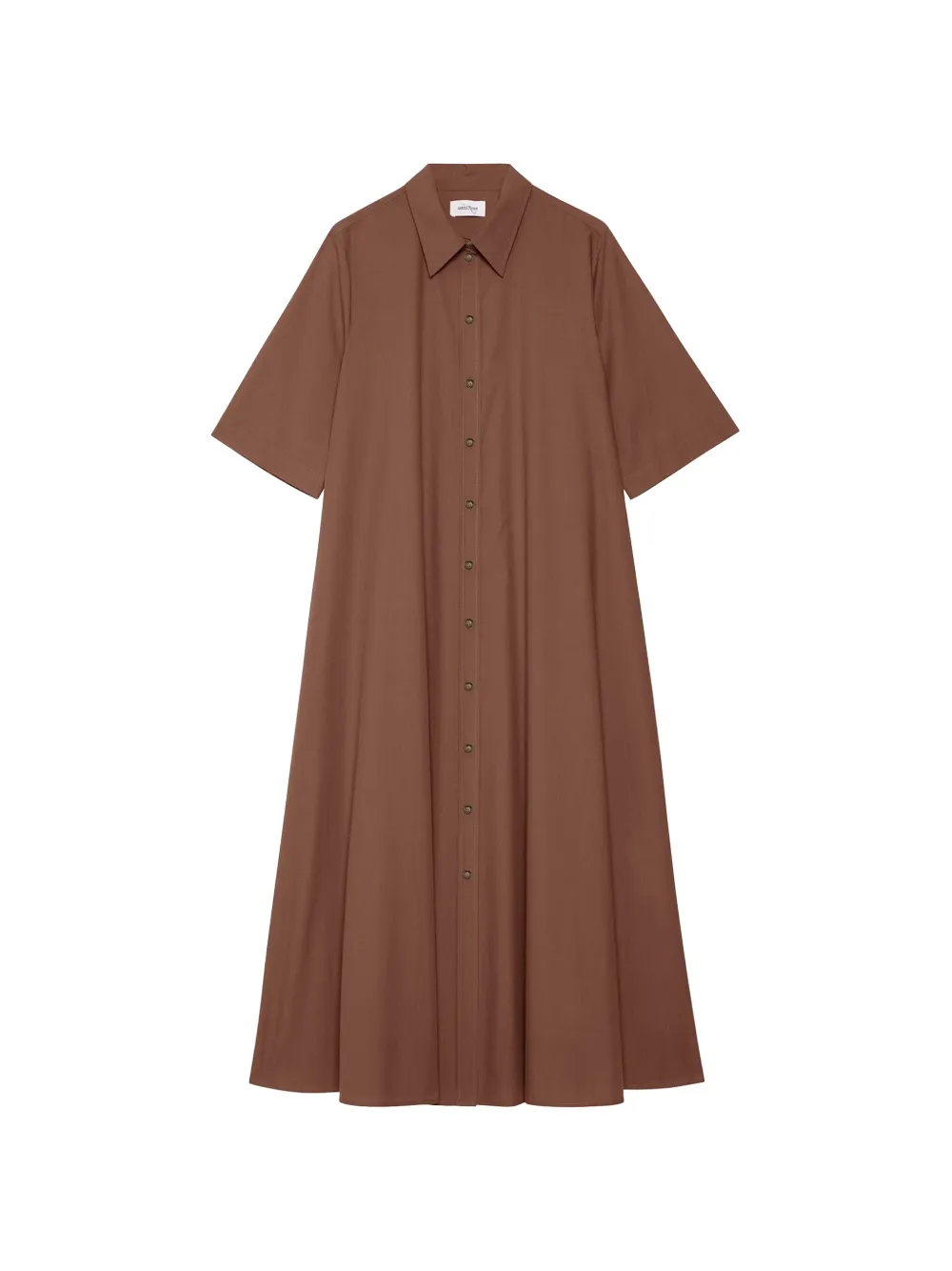 Ottod'Ame short-sleeve shirt dress - Brown