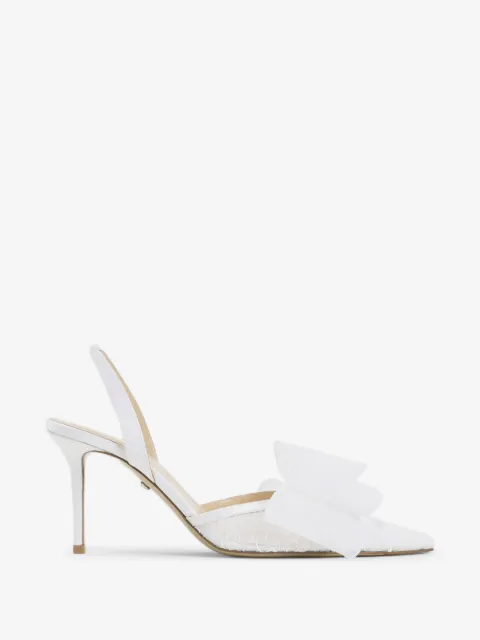MACH & MACH bow lace pumps