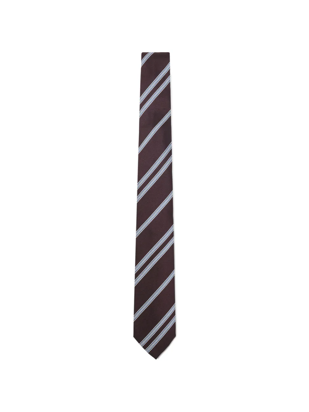 Brioni striped tie - Rosso