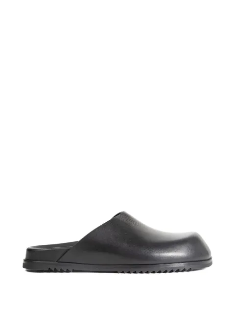 Rick Owens leather flat mules