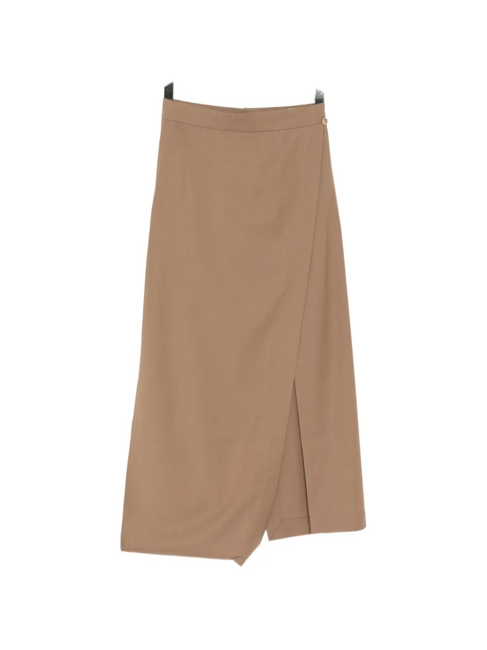 LITKOVSKA asymmetric-hem skirt - Marrone