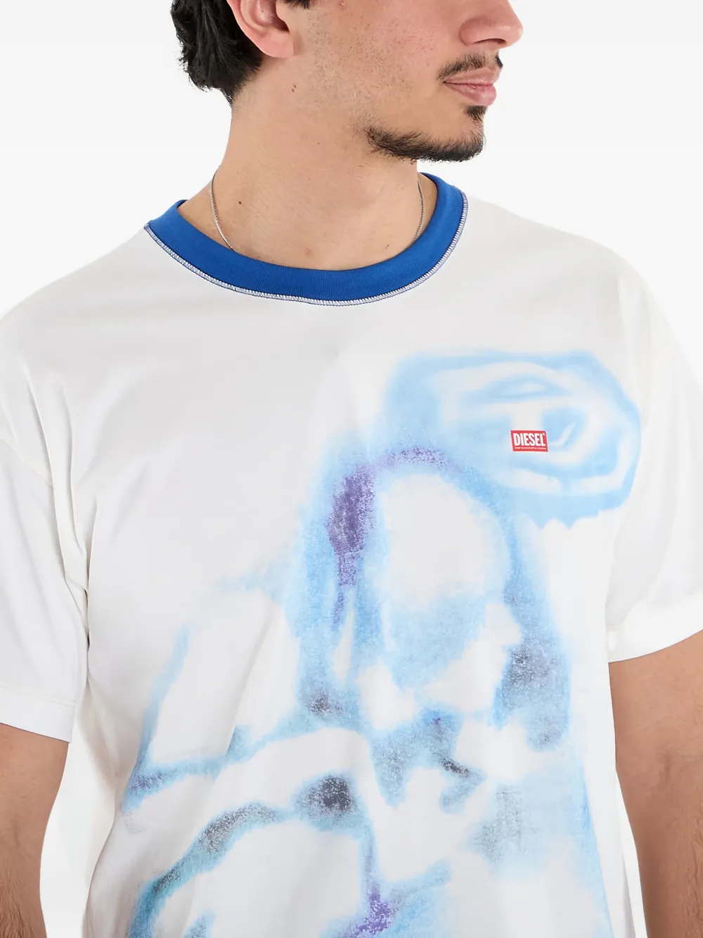 Diesel T-Norm T-shirt met grafische print Wit