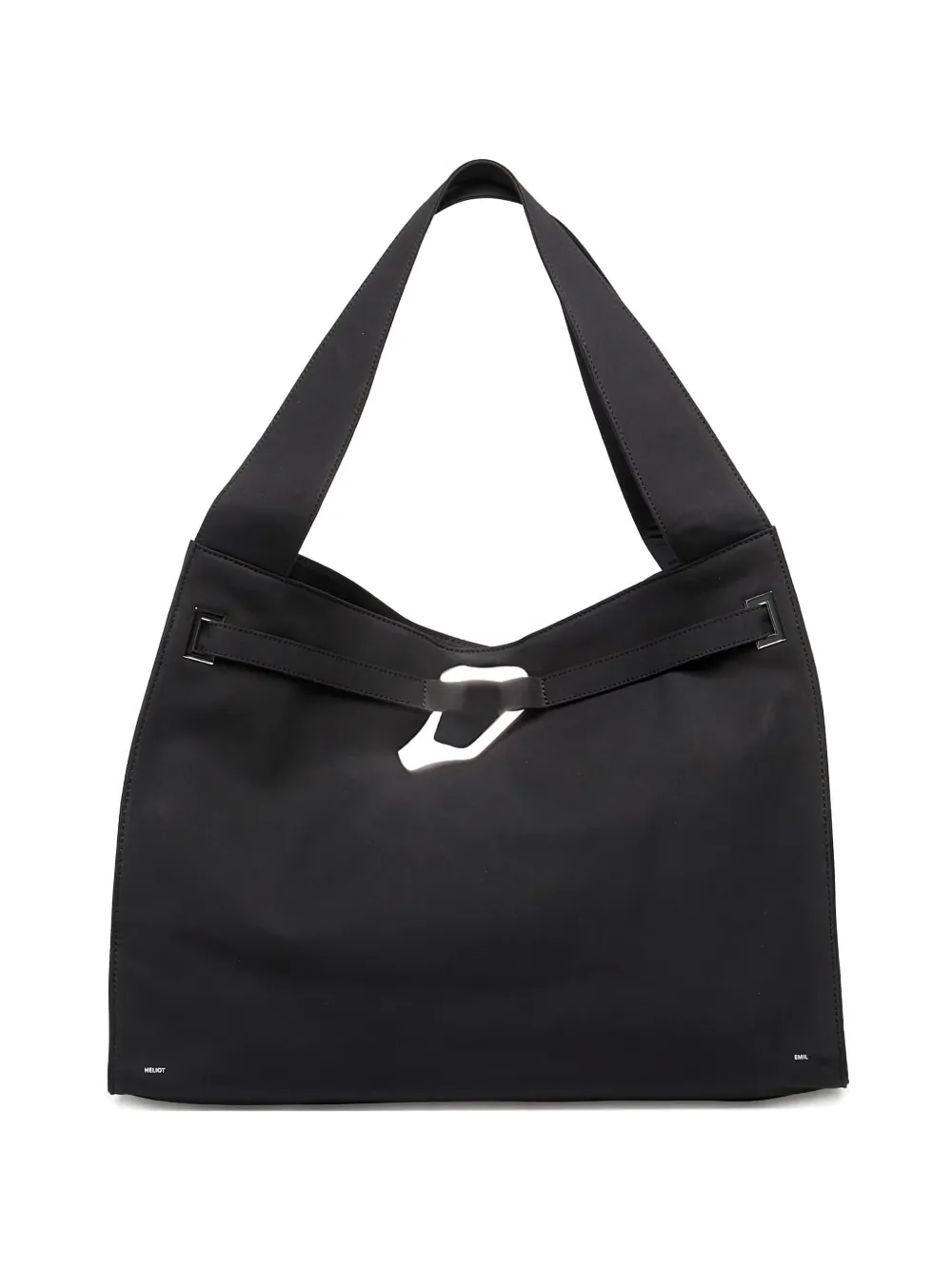 HELIOT EMIL Shagya buckle shoulder bag - Nero