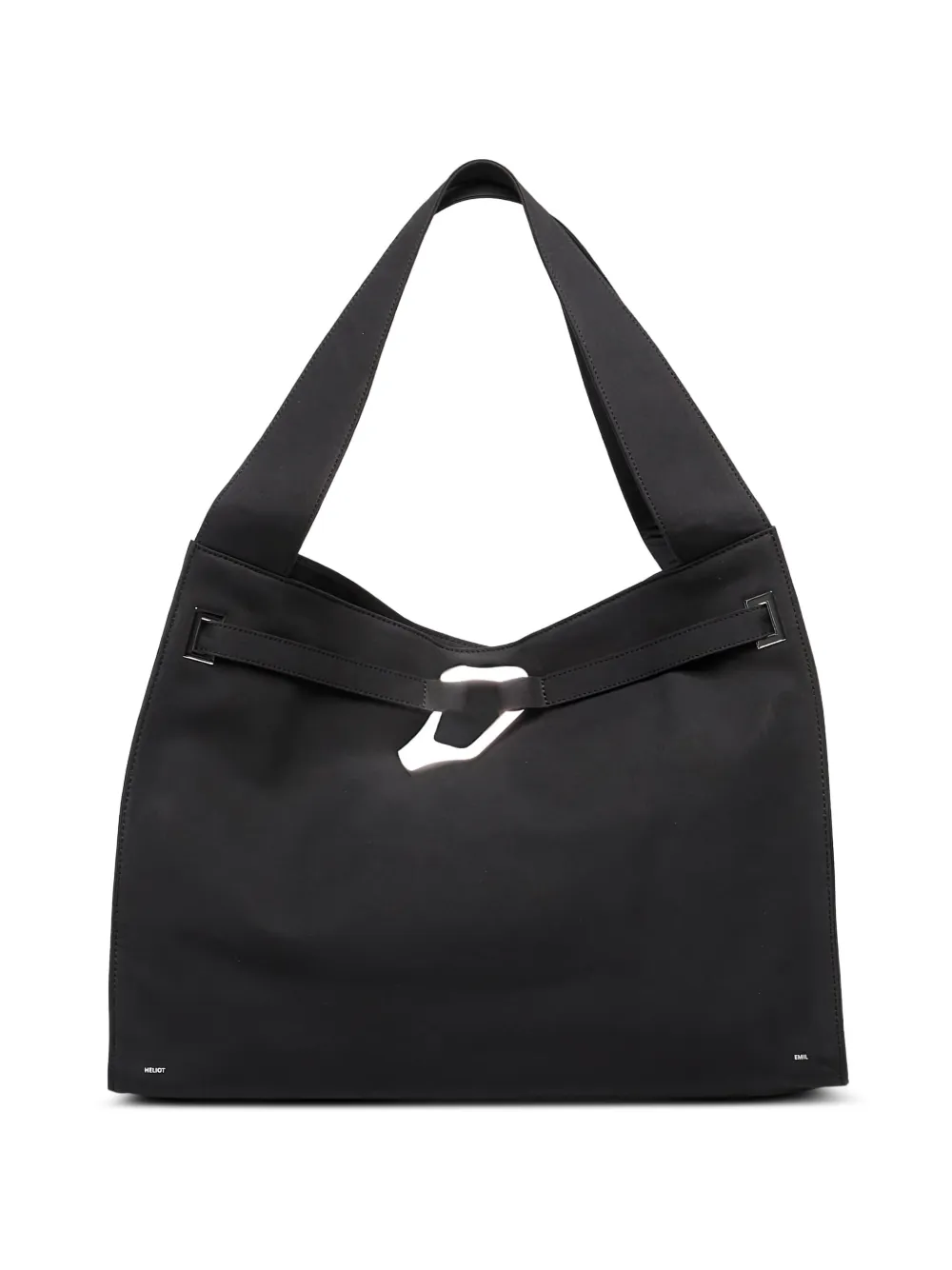 HELIOT EMIL Shagya buckle shoulder bag - Nero