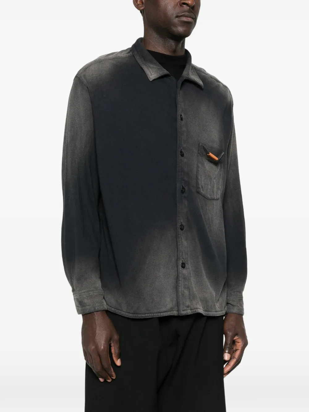 button pocket shirt
