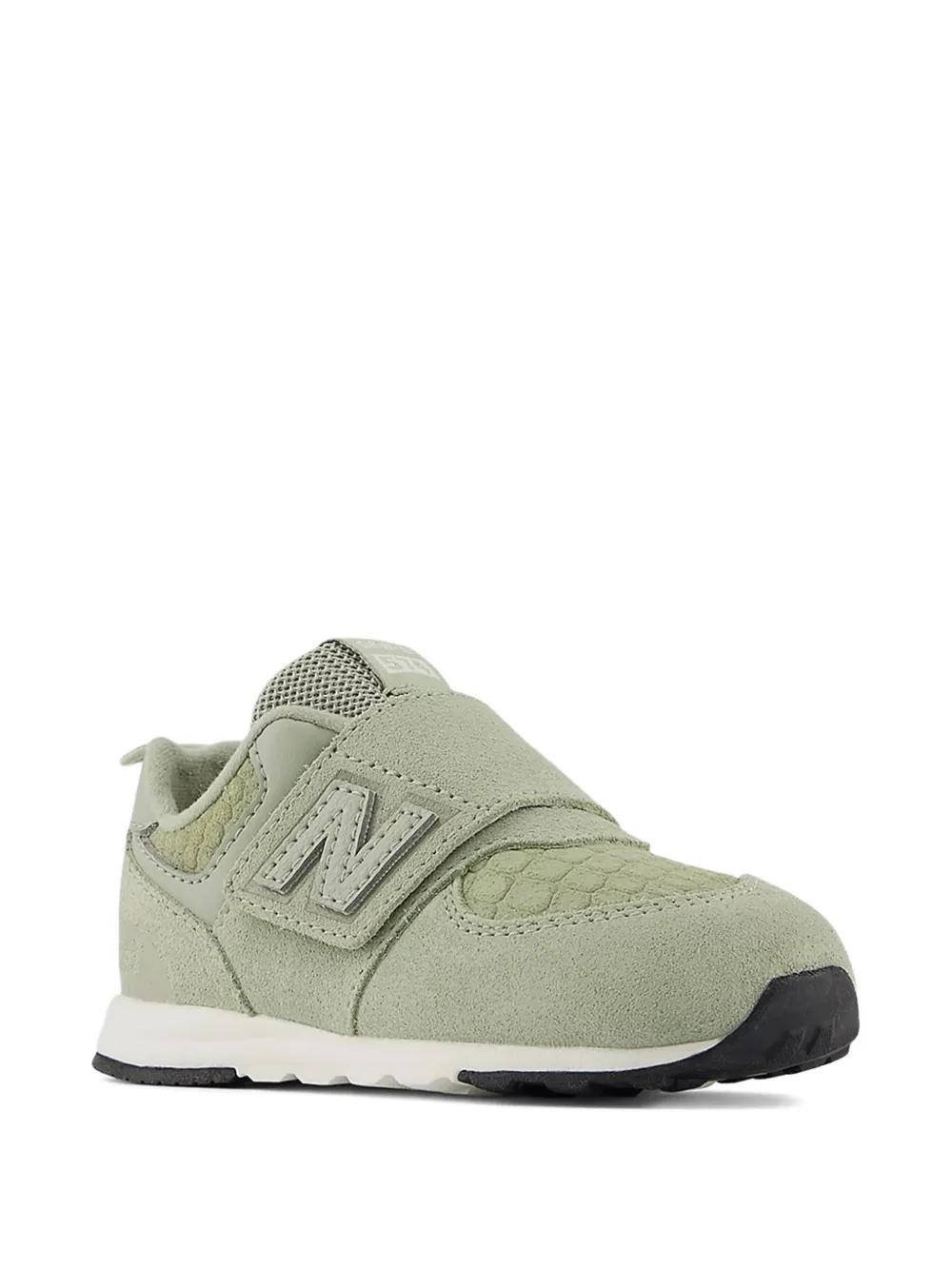 New Balance Kids 574 touch-strap sneakers - Verde